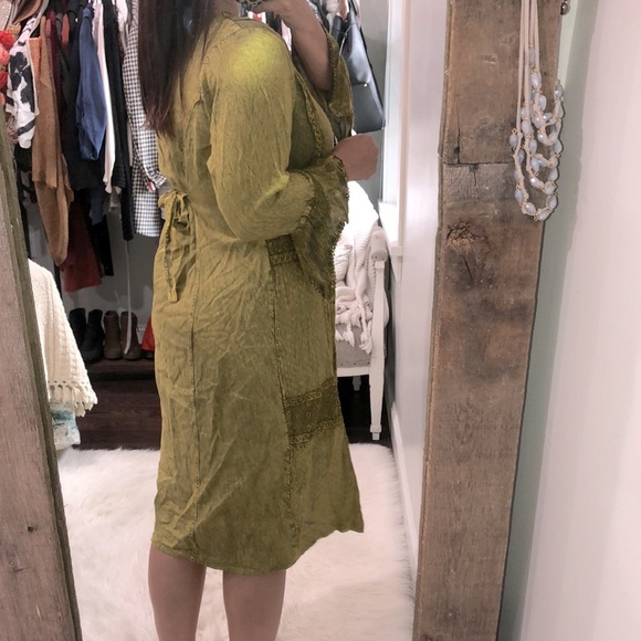 Gorgeous vintage free size boho embroidered dress - Picture 6 of 9